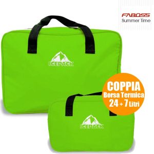310 BORSA TERMICA A COPPIA 2 PZ FABOSS " LT.24+LT.7" ICEPACK