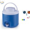 BOTTICELLA TERMICA CON RUBINETTO AZZURRO 4 LITRI