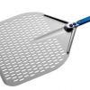 Pala pizza in alluminio anodiz. forata rettangolare 41x41 Gimetal