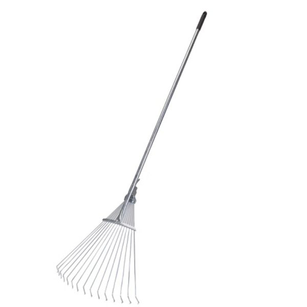 SCOPA RASTRELLO FOGLIE REGOLABILE MANICO ZINCATO Codice: 02228350