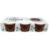TAZZINE CAFFE' BASSE MARRONE S/PIATTINO 6PZ LETIZIA