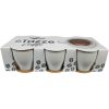 TAZZINE CAFFE' BASSE BIANCO S/PIATTINO 6PZ LETIZIA
