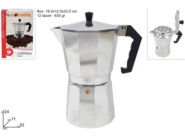 CAFFETTIERA TZ.12 CAFFETTIERA ESPRESSO 12 TZ MOKANITA