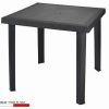 TAVOLO FIGARO ANTRACITE 80X80