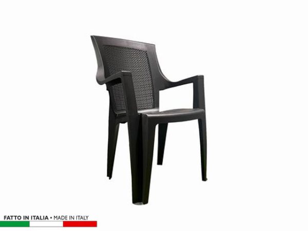969203 SEDIA TRAMA ANTRACITE PROGARDEN