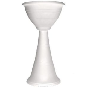 01900492_bis FIORIERA A COLONNA H.70 BIANCA