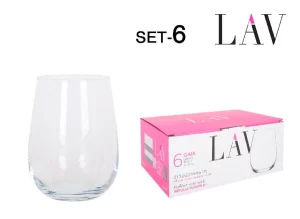 SET 6 BICCHIERI GAIA CC.360