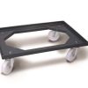 CARRELLO CON RUOTE PORTACASSETTE PIZZA 60X40