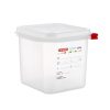 CONTENITORE C/COPERCHIO 1/6 17,6 X 16,2 H.10 "ARAVEN"