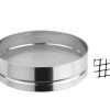 SETACCIO PESCE CM.30 INOX BUCHI LARGHI PINTINOX