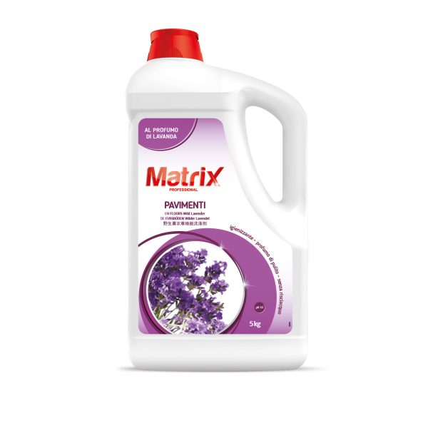MATRIX DETERGENTE PAVIMENTI KG.5 LAVANDA