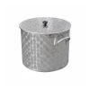 PENTOLONE INOX CON COPERCHIO LT.200