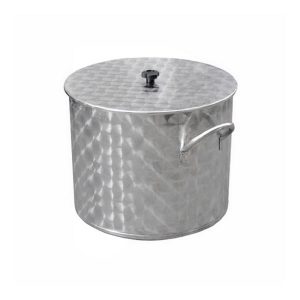 PENTOLONE INOX CON COPERCHIO LT.200