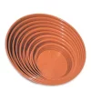 SOTTOVASO PLASTICA COLOR TERRACOTTA