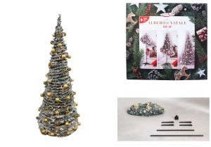 ALBERO DI NATALE CON ADDOBBI CM.180 GOLDEN ORO