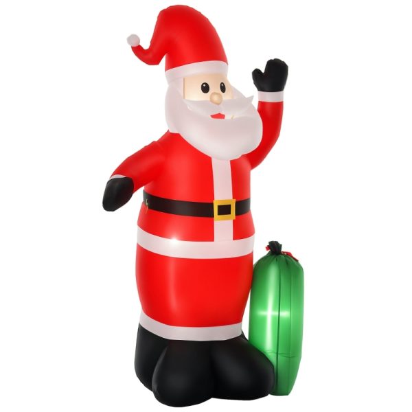 babbo BABBO NATALE GONFIABILE CON SACCO CM.250