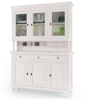 CREDENZA NAPOLETANA BIANCA 3 ANTE