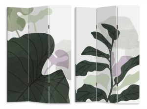 PARAVENTO FOGLIE VERDE 3 ANTE 120X2,5X180H