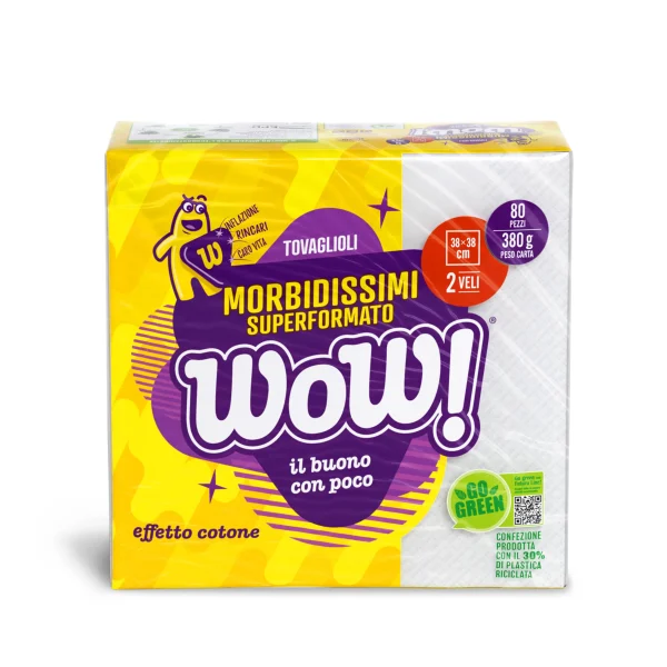 3D_WoW_Tovaglioli_Morbidissimi_80pz_38X38_94b9ea4d-bd3c-49ac-8fba-a26e754705d5 TOVAGLIOLO WOW 38X38 2 VELI "PZ.80"