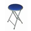 SGABELLO BLU' IMBOTTITO PIEGHEVOLE DM.30X45