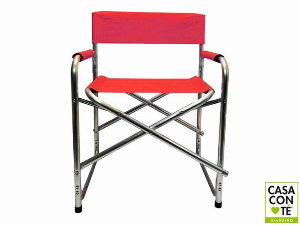 SEDIA REGISTA ROSSA POLIESTERE  55X47X78