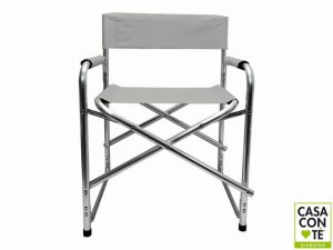 SEDIA REGISTA GRIGIO POLIESTERE  55X47X78