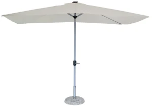 OMBRELLONE CON MANOVELLA 3X3 ECRU'