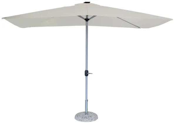 OMBRELLONE CON MANOVELLA 3X3 ECRU'