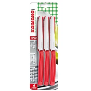 659-600x600 COLTELLO TAVOLA 6PZ ROSSO KAIMANO DINAMIK