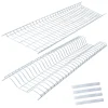 SCOLAPIATTI PLASTIFICATO CM.76X23 CON SUPPORTI FILTEX