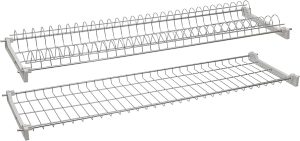 86x23 SCOLAPIATTI CROMATO CM.76X23 CON SUPPORTI FILTEX