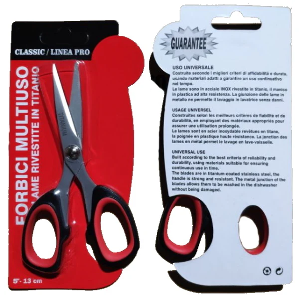 ForbicimultiusoinblisterSARTEX FORBICE MULTIUSO CM.13 TITANIO
