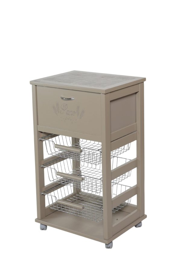 PANE ROVERE CARRELLO VESUVIO PORTAPANE ROVERE