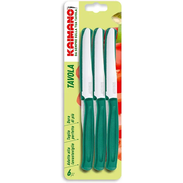 fiskars-coltello-tavola-set-6-pz-petrolio-kaimano COLTELLO TAVOLA 6PZ VERDE OTTANIO KAIMANO DINAMIK