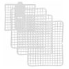 TAPPETO LAVELLO SET 4 PZ GOMMA