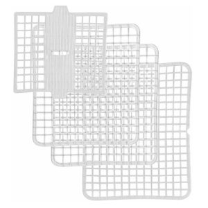 101-2 TAPPETO LAVELLO SET 4 PZ GOMMA