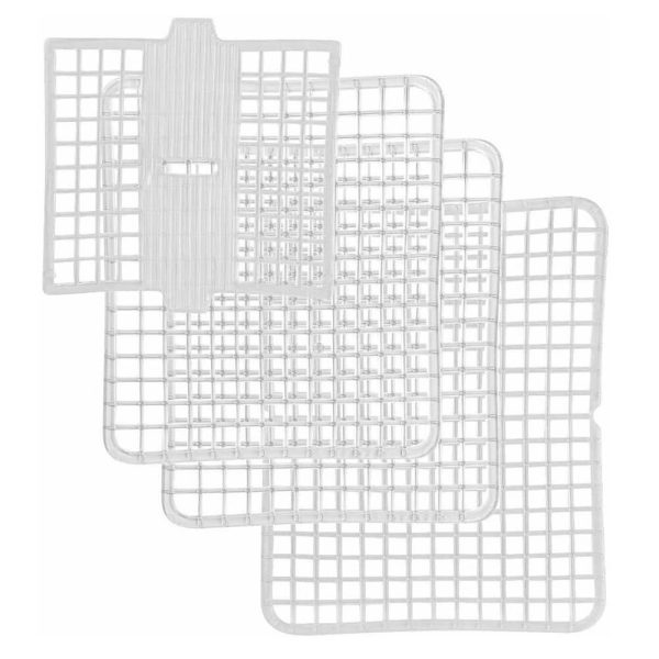 101-2 TAPPETO LAVELLO SET 4 PZ GOMMA