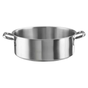 CASSERUOLA MEDIA 2 MANICI CM.50 ALTEZZA CM.25 CAPACITA' LT.49,3 INDUZIONE PIAZZA
