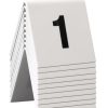 CONF.10 NUMERI DA TAVOLO 5X4 BIANCO  "DA 1- A 10"