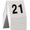 CONF.10 NUMERI DA TAVOLO 5X4 BIANCO  "DA 21- A 30"