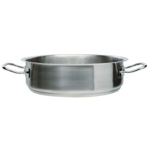 CASSERUOLA BASSA 2 MANICI CM.50 ALTEZZA CM.16 CAPACITA' LT.31,6 INDUZIONE PIAZZA
