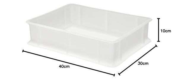 51ehQ5RKhML CASSETTA PER PIZZA SERVICE 30X40X10 CHIUSA - POLIETILENE GIGANPLAST