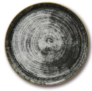 PIATTO PIZZA CM.33 NAPOLI BLACK ROUND SATURNIA