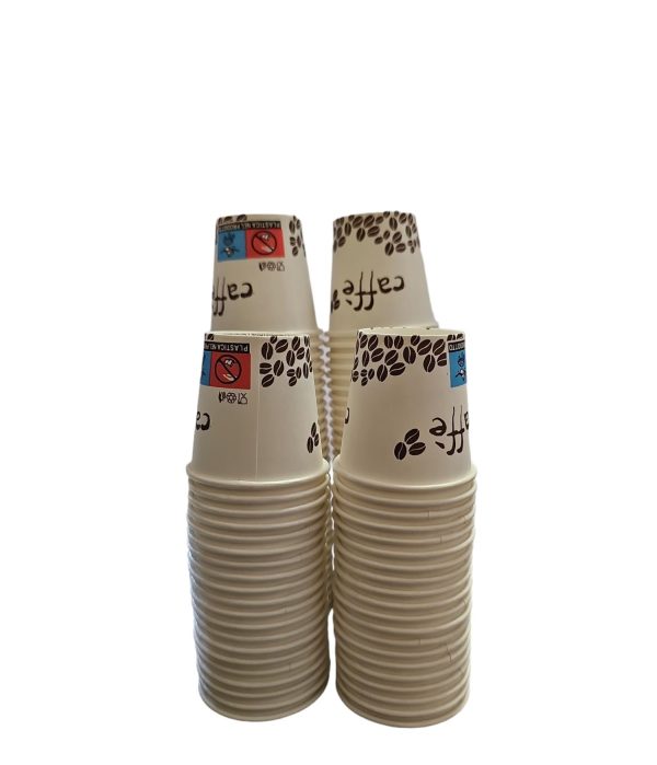 617dYiQlQUL BICCHIERE CAFFE' IN CARTONCINO ML.75 CONFEZ.DA 50PZ