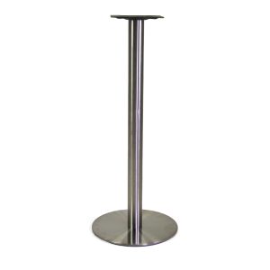 BASE TAVOLO BAR ACCIAIO GORDON TONDO CM.45X45XH108