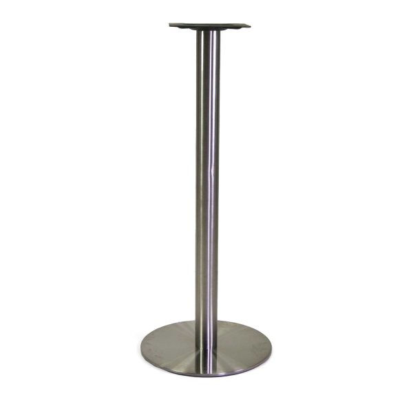 660098 BASE TAVOLO BAR ACCIAIO GORDON TONDO CM.45X45XH108