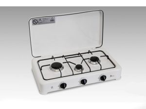 FORNELLO A GAS 3 FUOCHI 60x33x12h