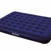 AIRBED BLU' FLOCCATO MATRIMONIALE CON POMPA 191X137X28H