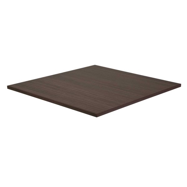 704516 TOP TAVOLO NOBILITATO NOCE MODERNO 80X80X1,8