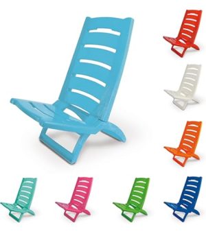 SPIAGGINA MARE PLASTICA PIEGHEVOLE COLORI ASSORTITI